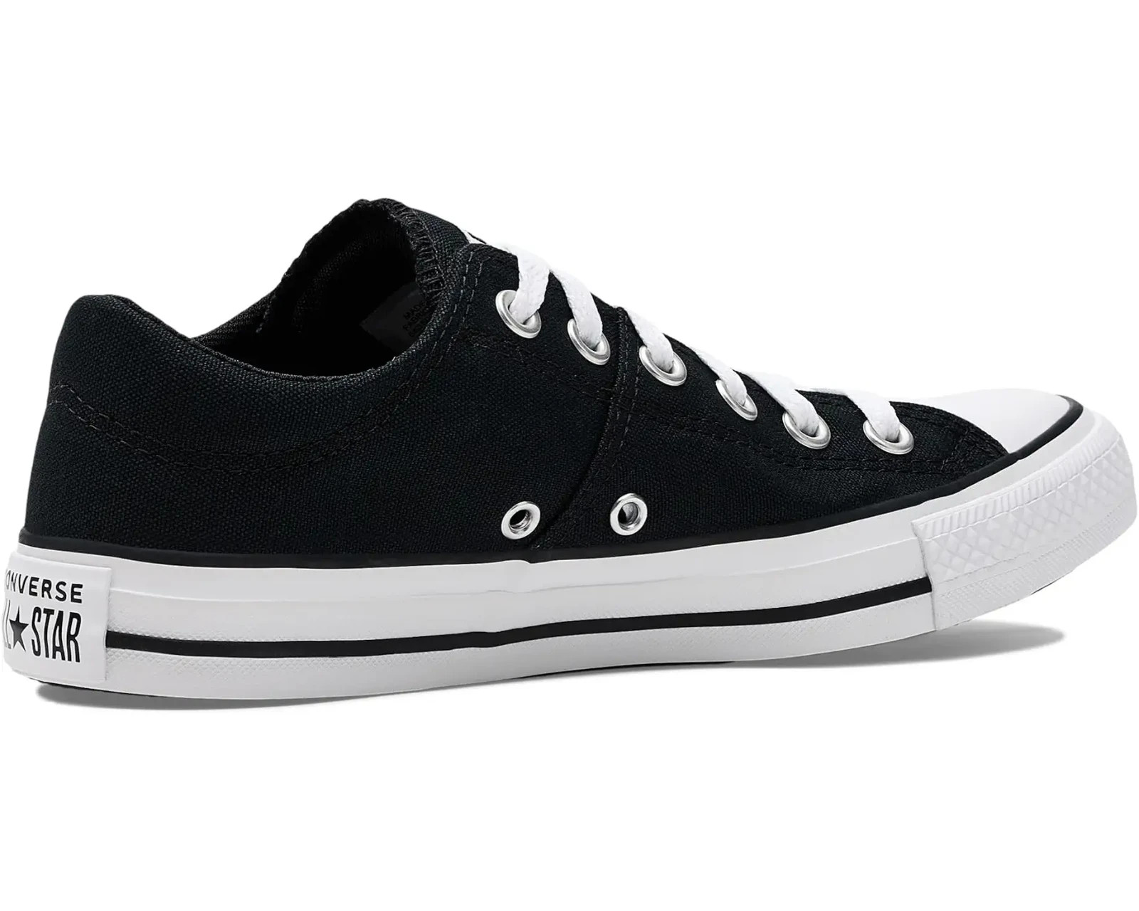 Converse Women’s Madison Low Top Sneaker 563508C Black White 100% Authentic New