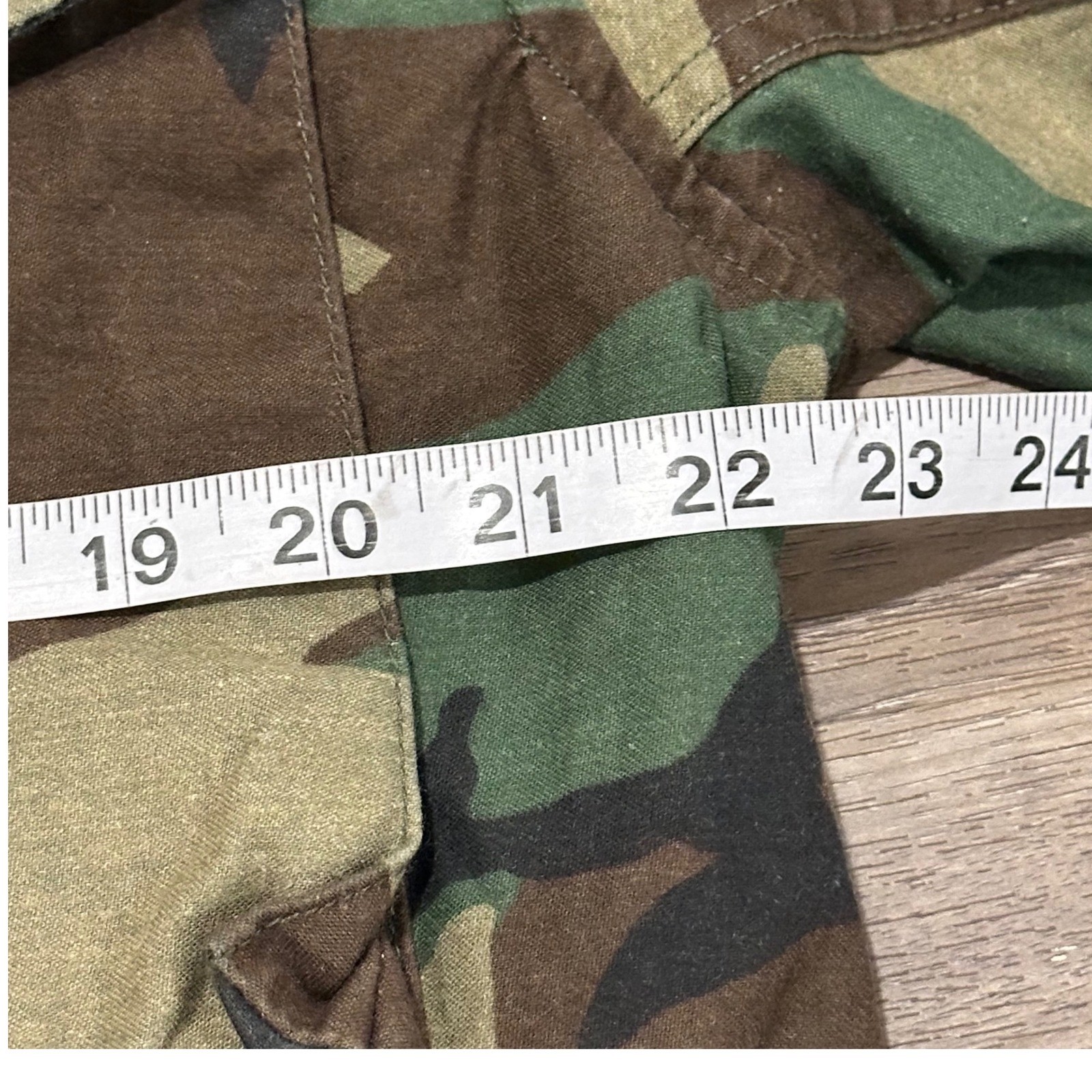 Vtg 1983 US Army M65 Field Jacket Medium Long Woodland Camo Winfield Coat 80s