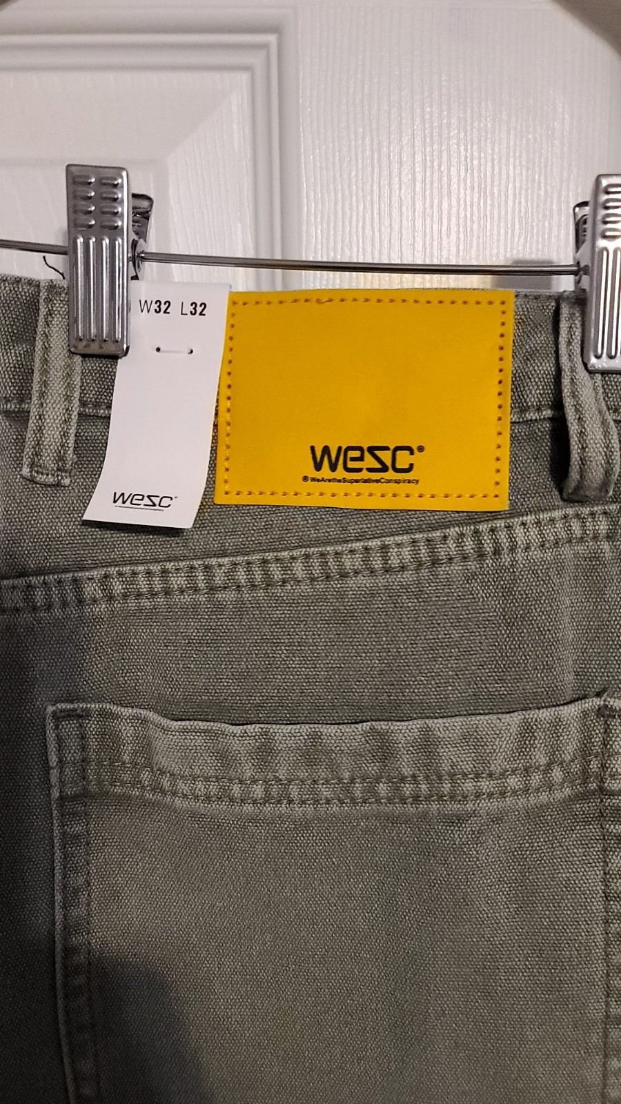 WeSc Flint Grey Baggy Zip Off Cargo Pants to Shorts (NWT) Men’s W32 L32