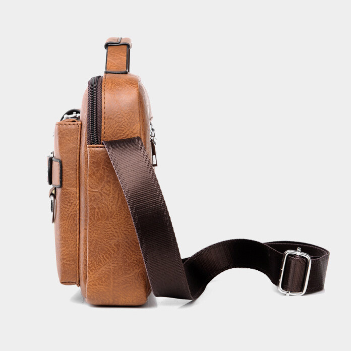 Mens Business Leather Shoulder/Messenger Bag Handbag Outdoor Sport Bag briefcase