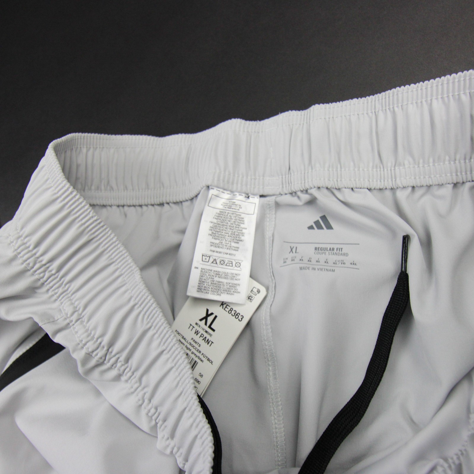 adidas Athletic Pants Men’s Light Gray New with Tags Multiple Sizes