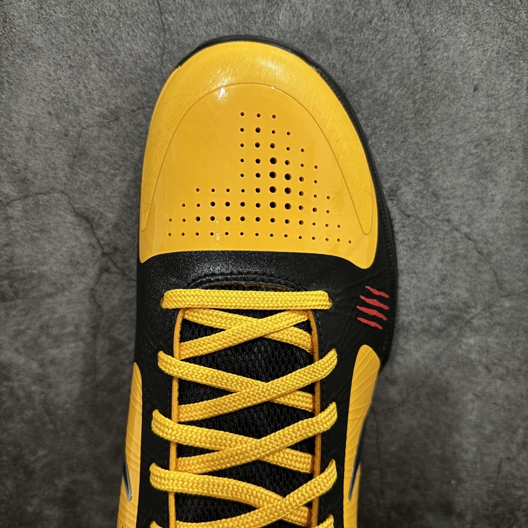 New NK Zoom Kobe ZK5 “Bruce Lee” Yellow Black Mens Womens Athletic Shoes