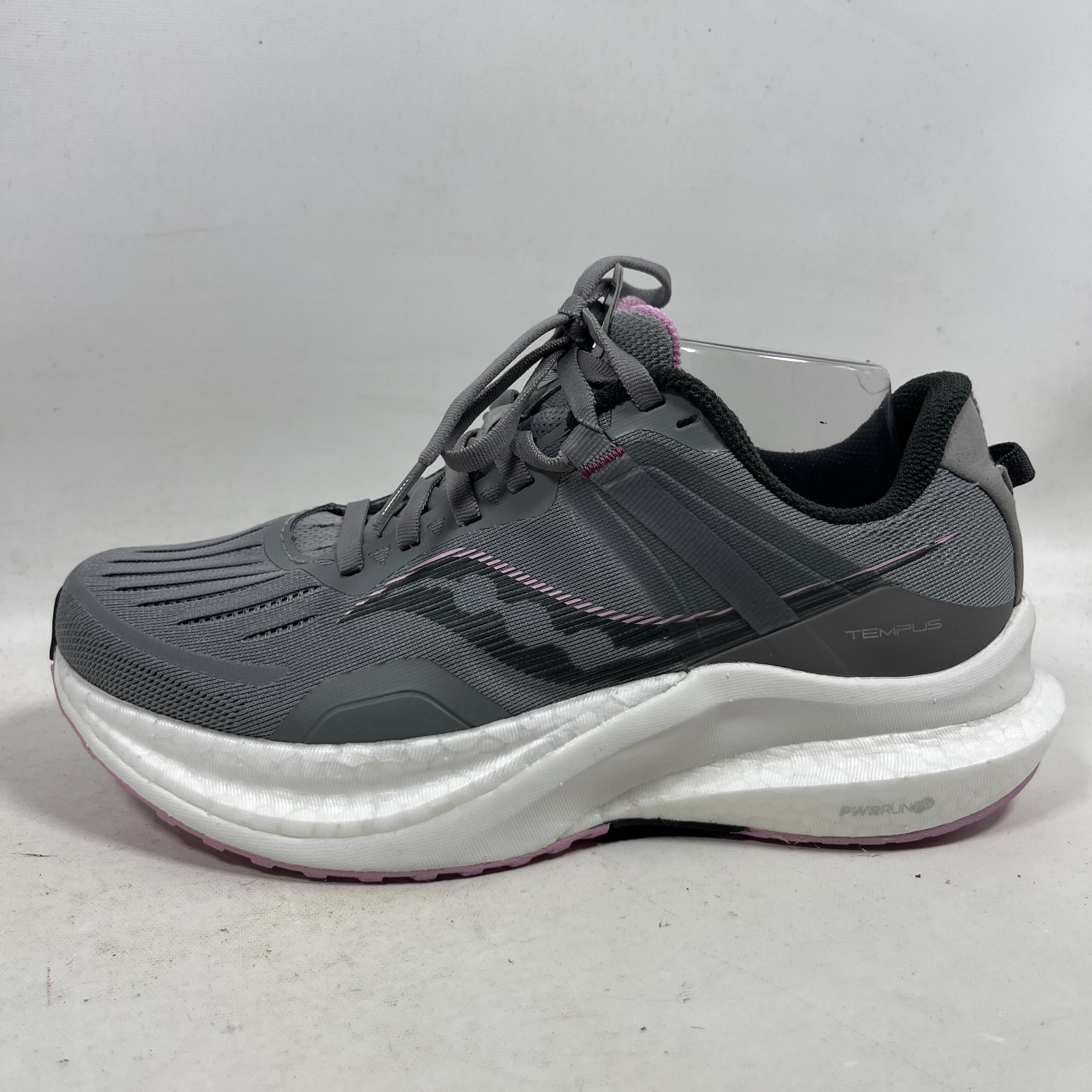 SAUCONY Sneakers Womens 8.5 W Tempus Wide Running Alloy Quartz S10721-15 Gray