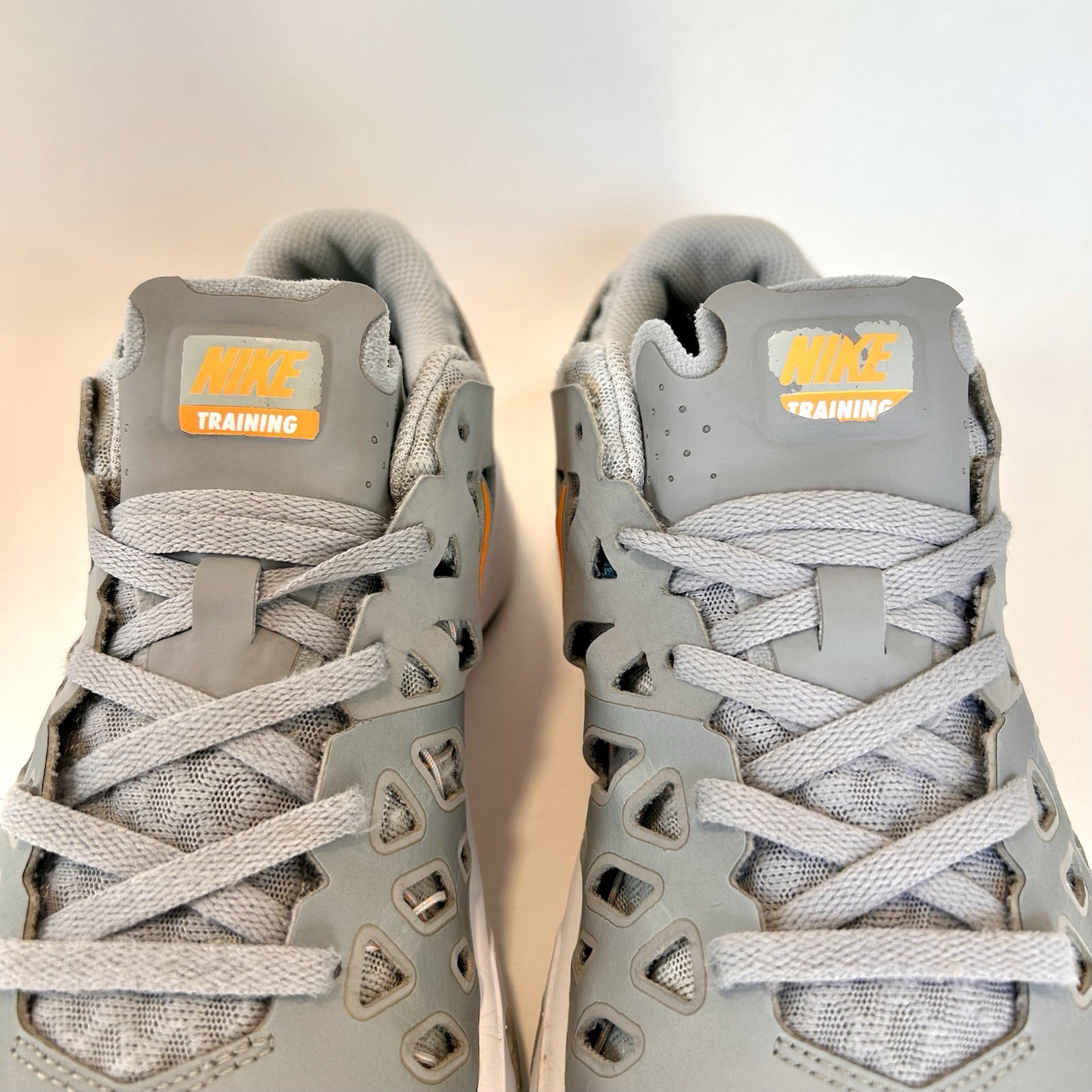 Nike Train Speed 4 Men’s 10.5 Gray Orange Training Shoes 843937-003