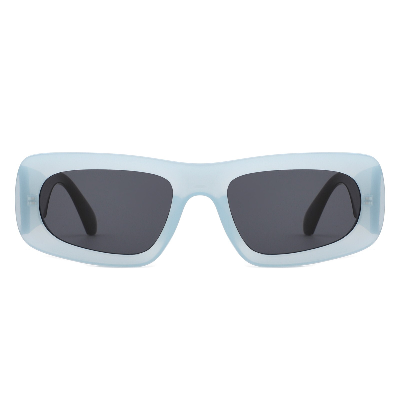 Unisex Retro Rectangle Narrow Sunglasses – Square Shades with 100% UV Protection