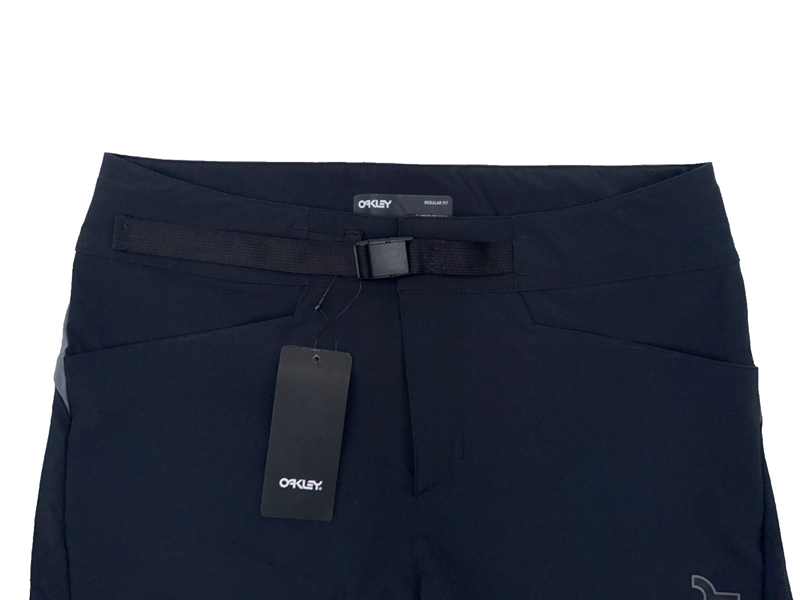 $100 Oakley Men’s Seeker 75 Bike Shorts 11.5” – Black/Grey – Size 29 – New Tags