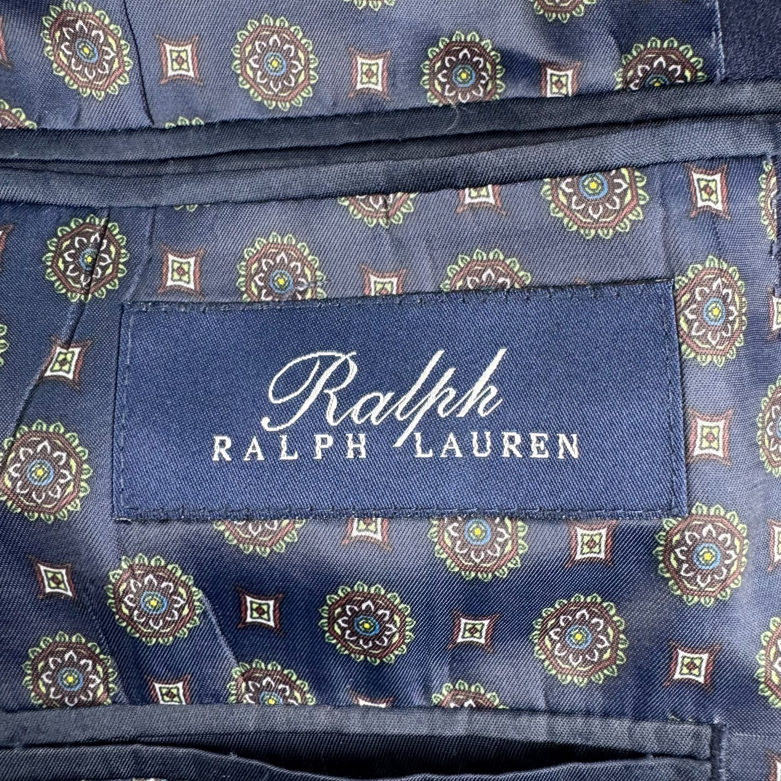Ralph Lauren Blazer 56 L Navy Wool Gold Button Logo Crest Premium Big Tall LRL