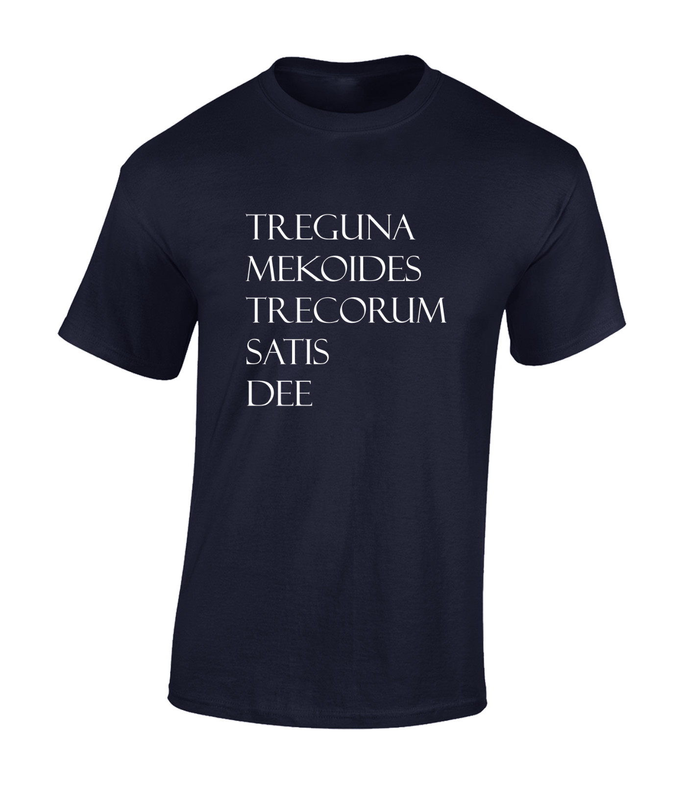 TREGUNA MEKOIDES MENS T SHIRT COOL MAGIC SPELL RETRO COMEDY FUNNY FILM TOP