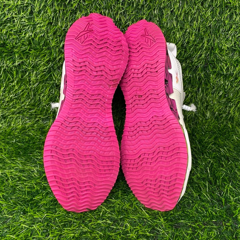 Reebok Zig Dynamica Sneaker Women’s 9 White Proud Pink Acid Yellow 1785
