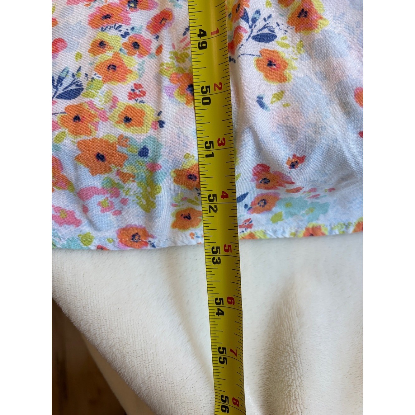 LC Lauren Conrad Floral Ruffle Maxi Dress – Size M