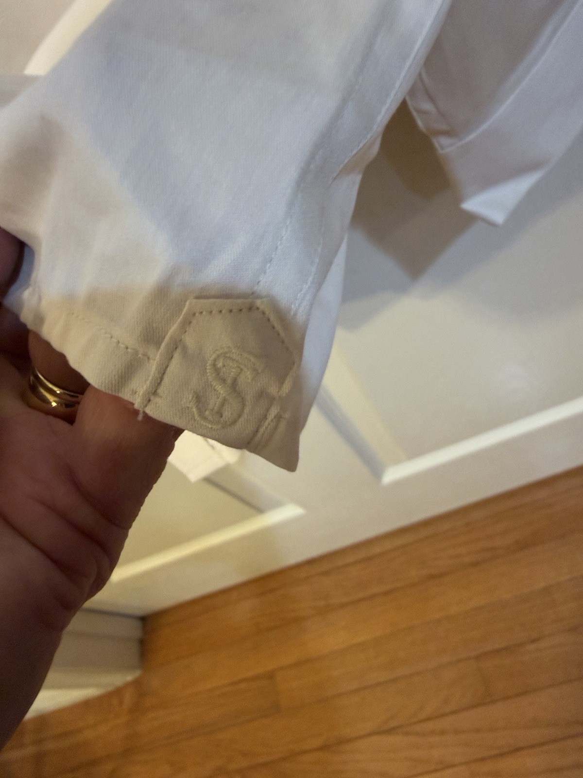 Todd Snyder Cream Silk Spread Collar Dress Shirt. Sz 16. NWT. SEE PICTURES