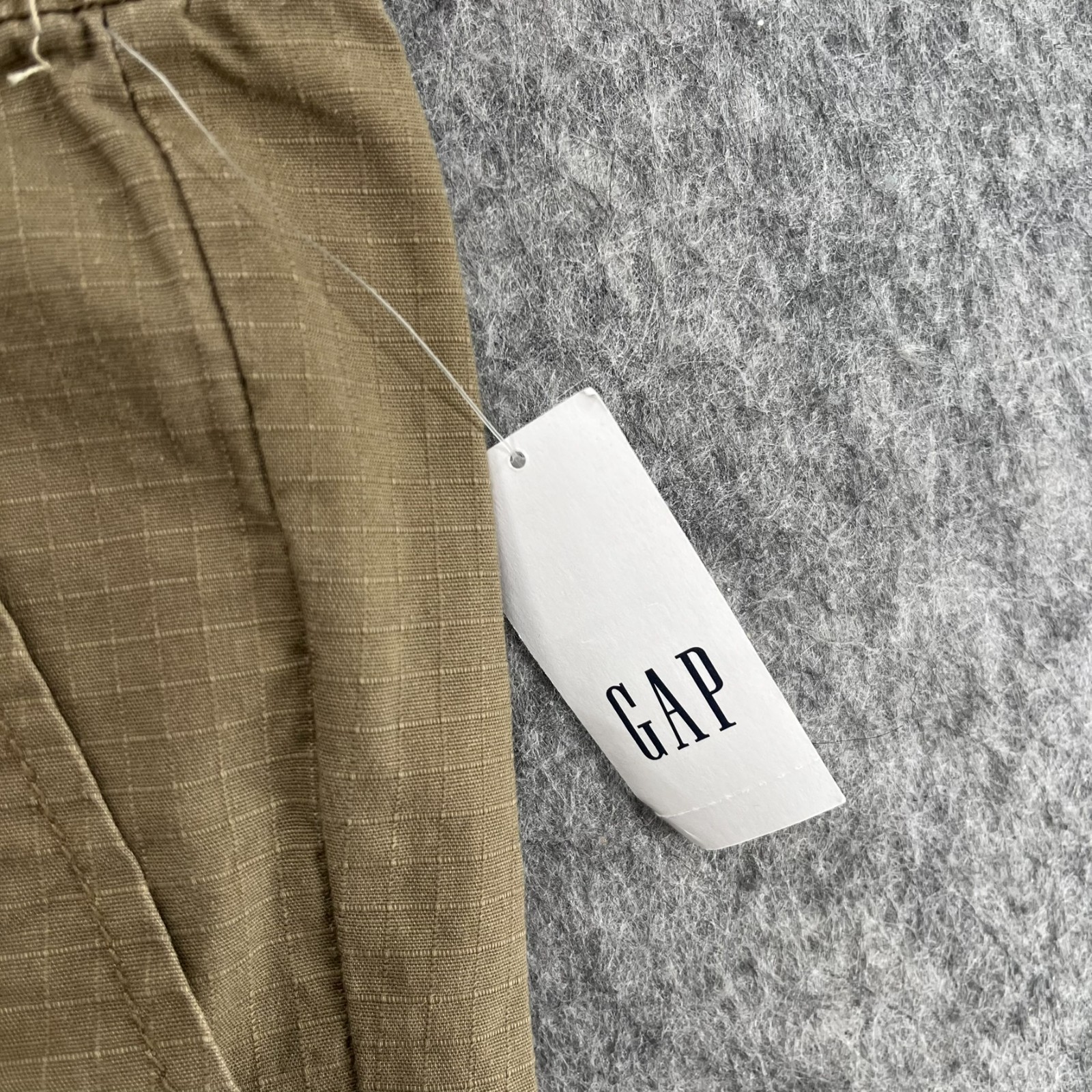 Gap Mens Pants Beige Size XXL Utility Ripstop Pant Tapered Stretch NEW
