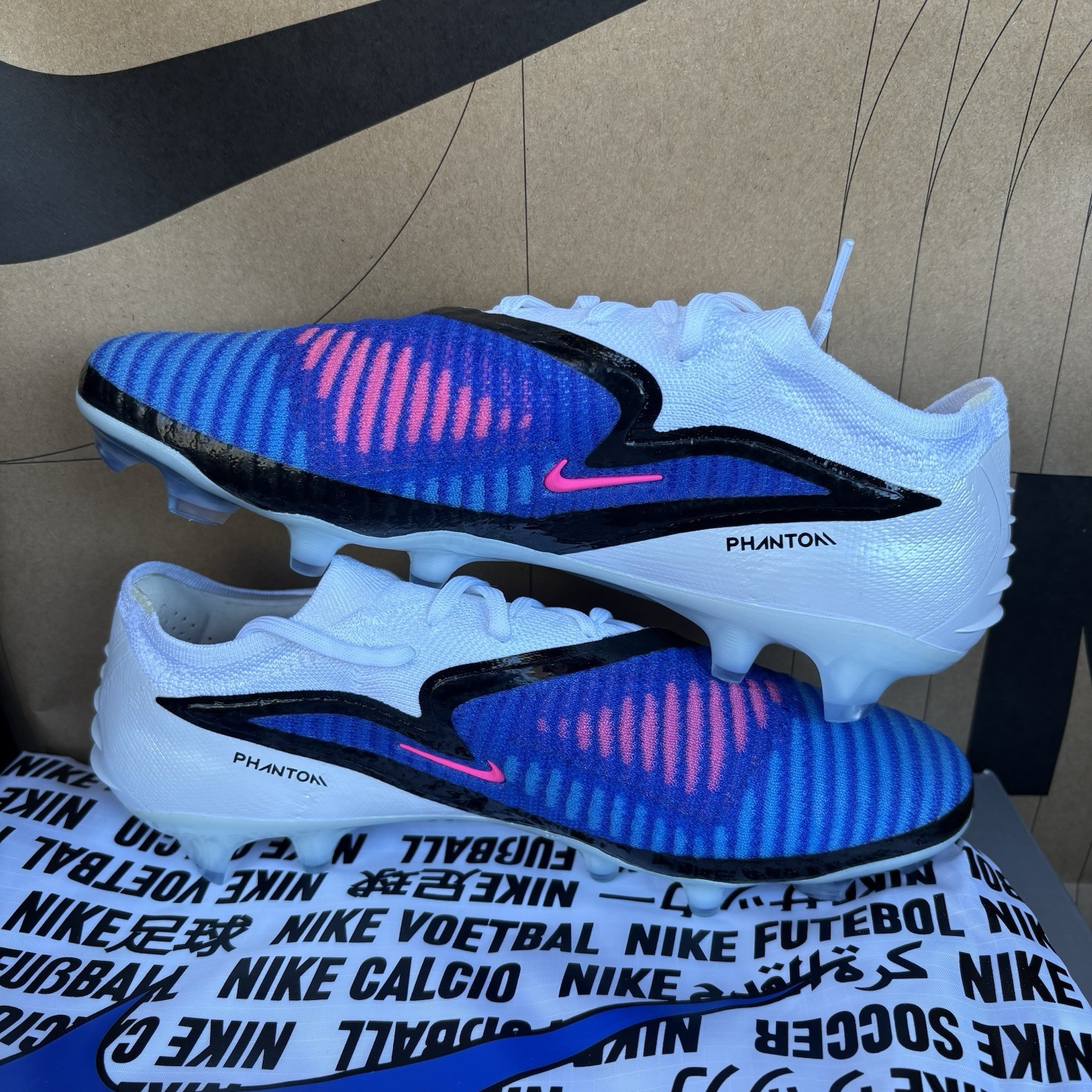 NEW Nike Phantom 6 Low Elite Racer Blue White Pink NBY HJ2146 446 Men Size 7.5
