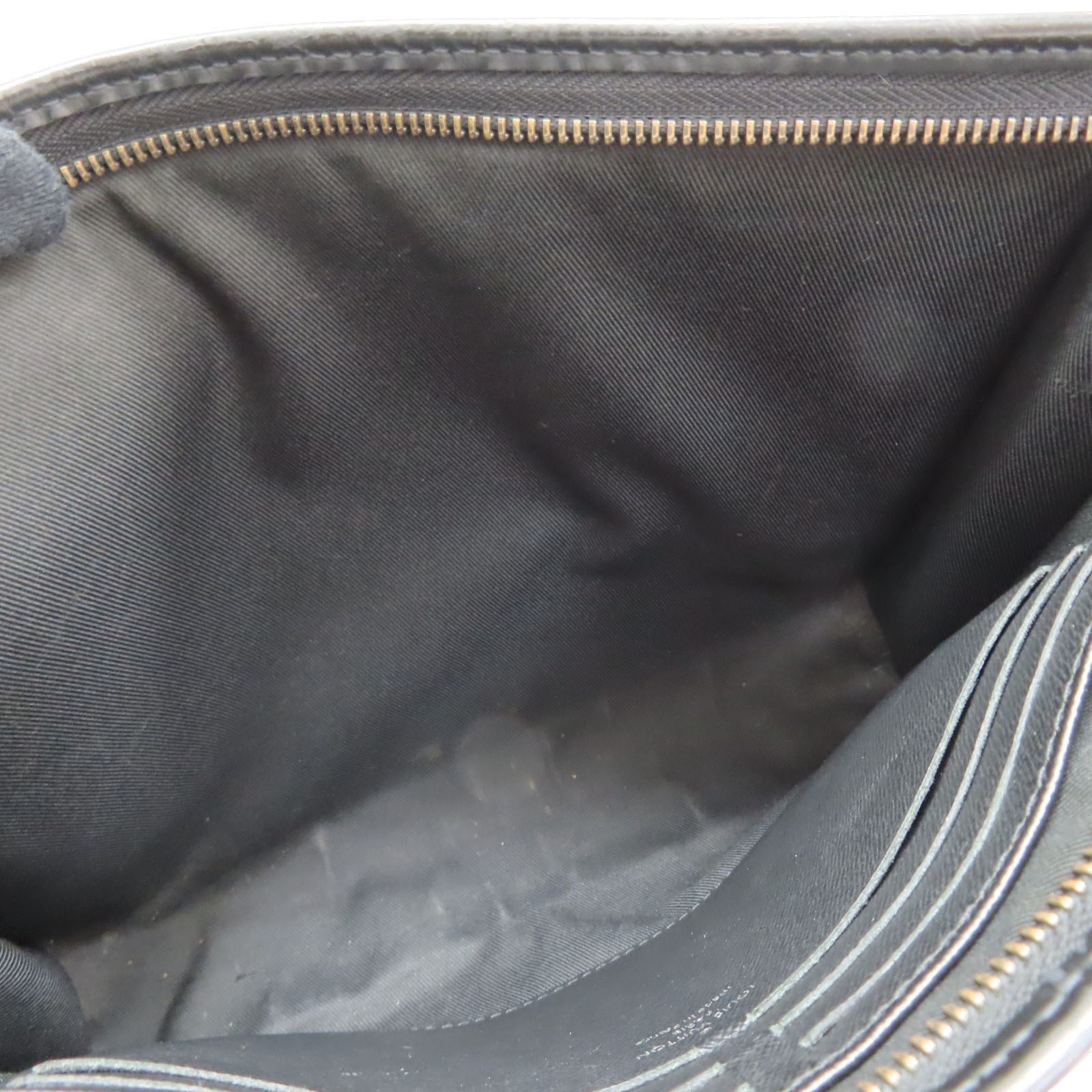 LOUIS VUITTON Pochette Voyage MM Cltuch Bag Monogram Eclipse Black M61692