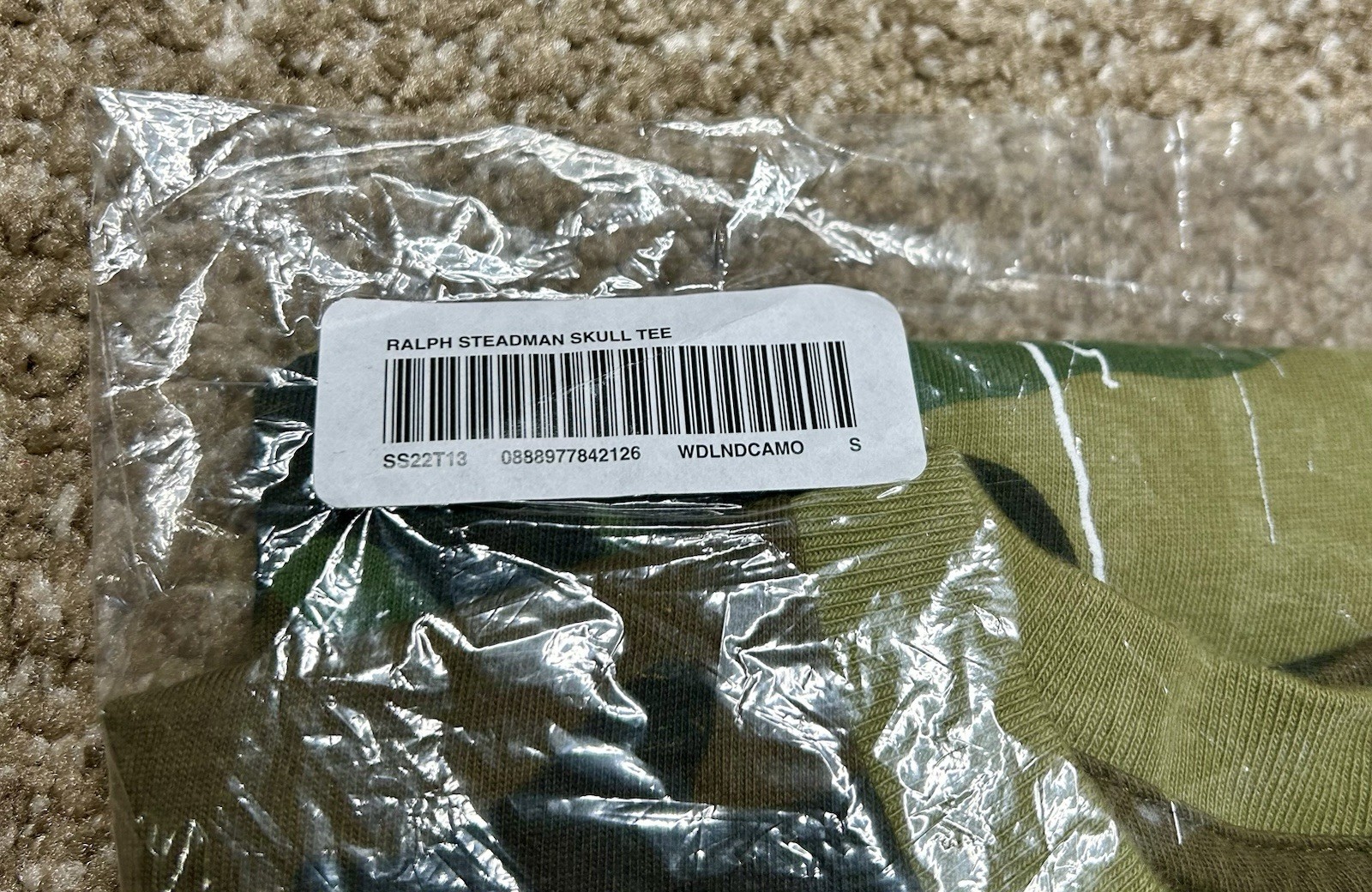 Supreme Ralph Steadman Skull Camo Tee SS 22’ Size Small