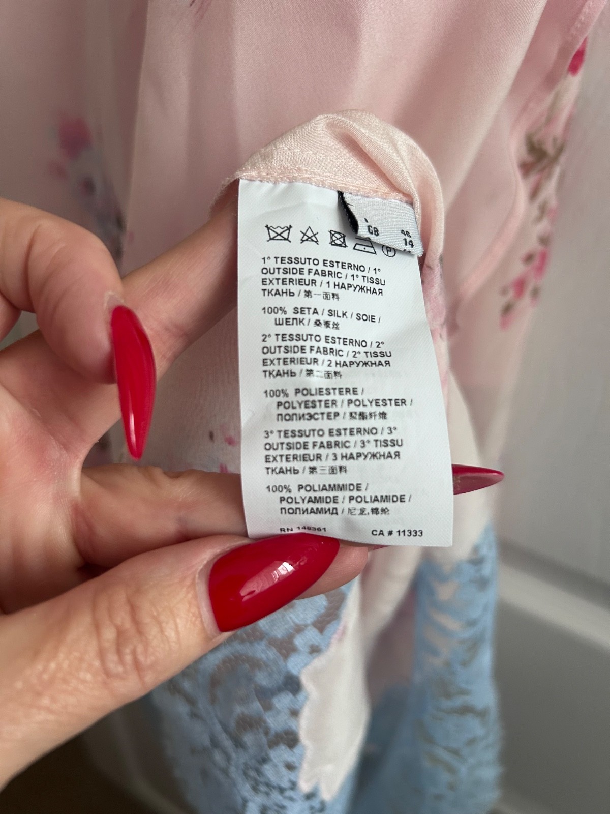 Pinko Floral Silk Summer Dress Wedding, Races or Holiday