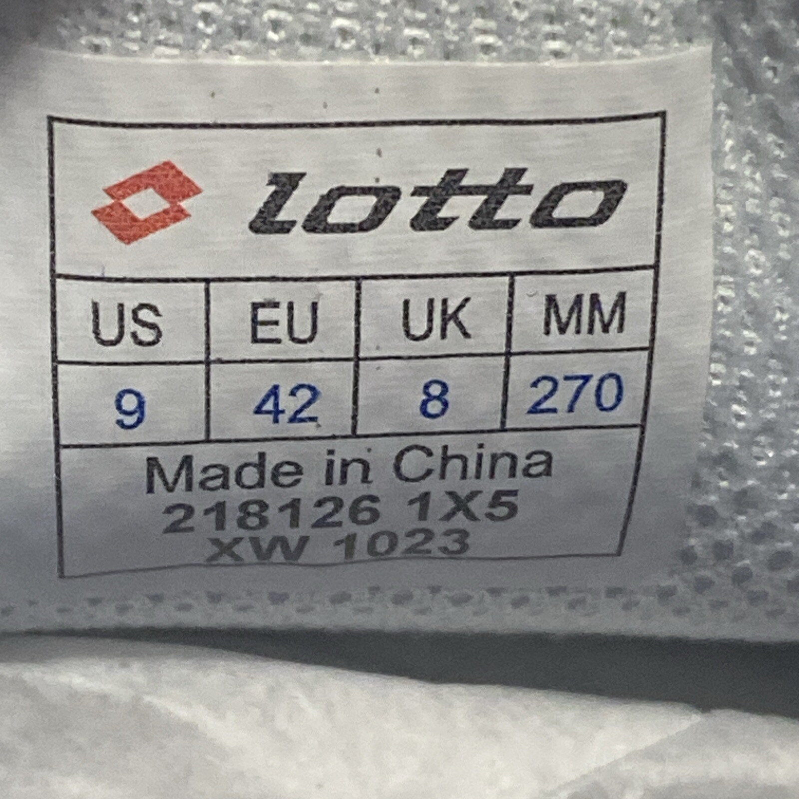 Lotto Stadio 200 III FG Soccer Cleats 218126 1X5 Men’s 9.