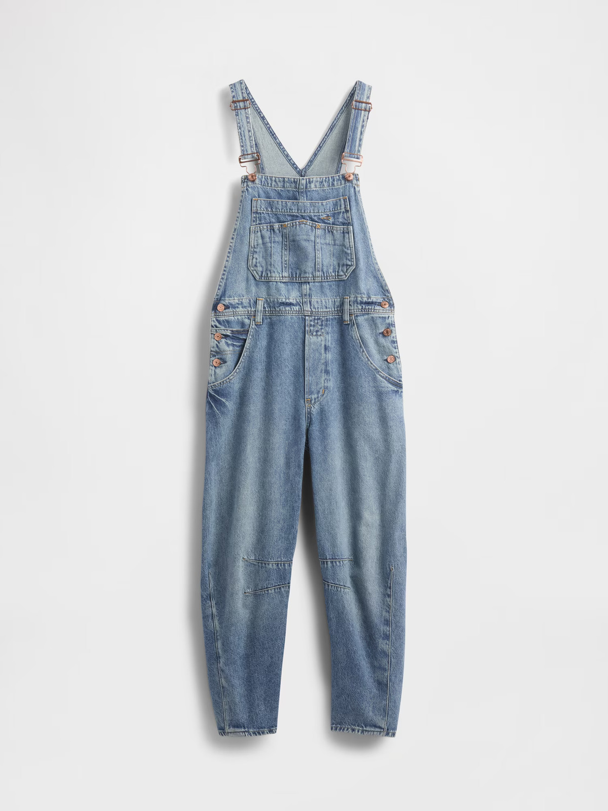 UltraSoft Denim Horseshoe Overalls(Medium indigo)-GAP|30940