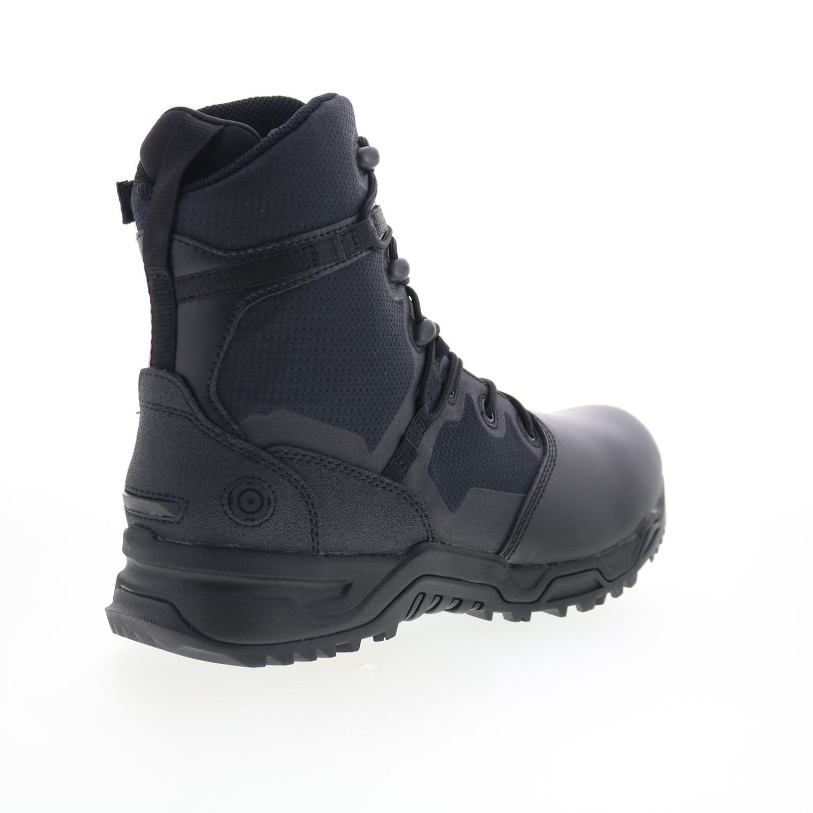 Original Swat Alpha Fury 8″ Polishable Toe Side-Zip EN Mens Black Wide Boots