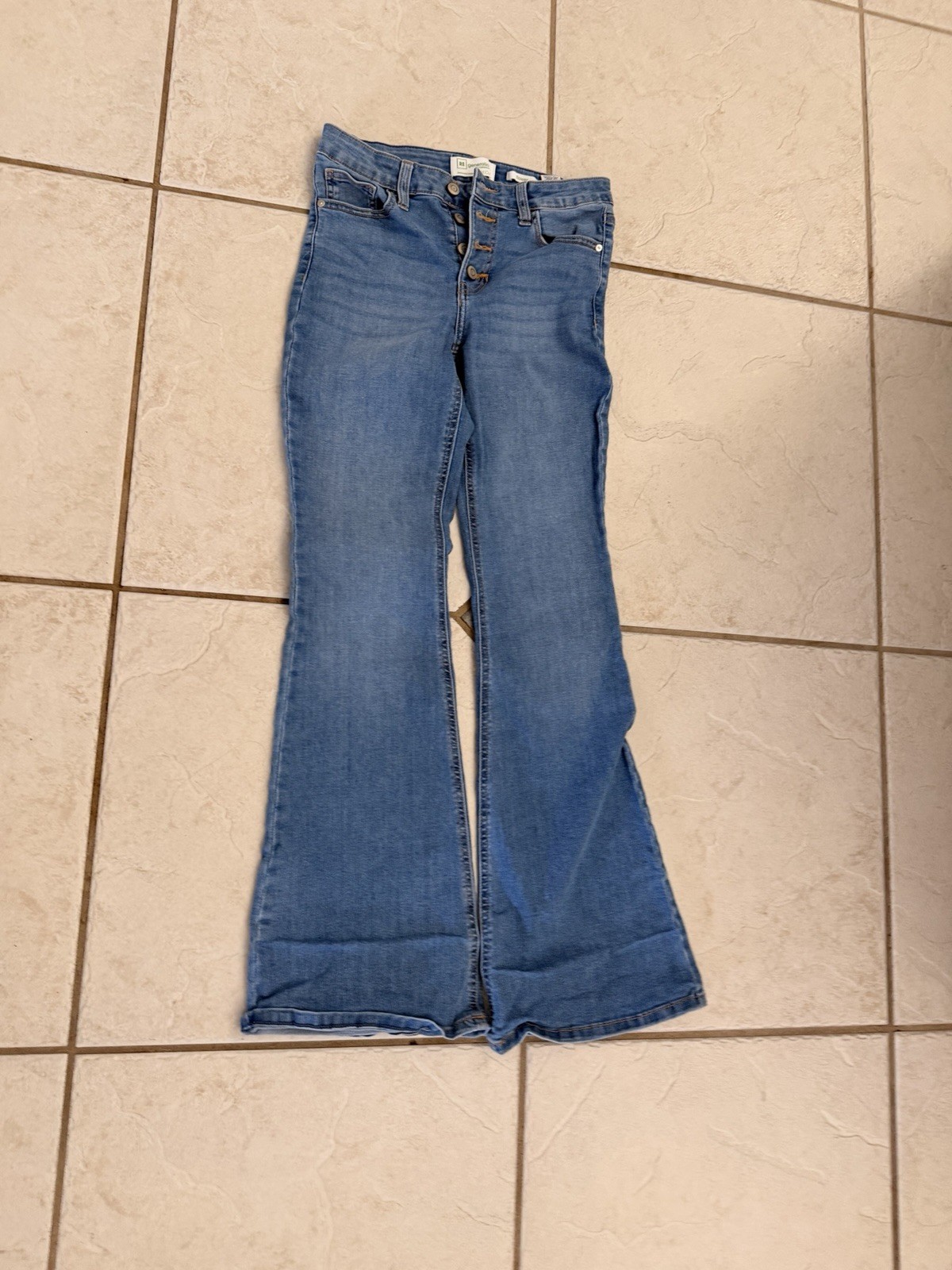 Women’s Jeans Lot 8 Pairs Mixed Brands Flare Bootcut Straight Leg