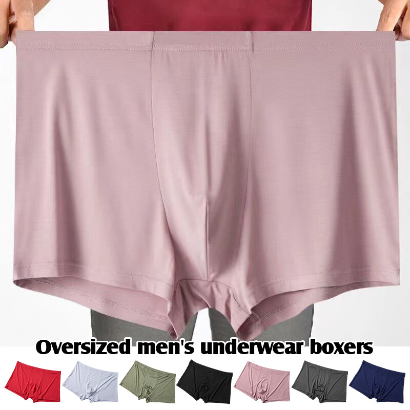 Modal Oversized Men’s Underwear Boxers Breathable Mid Waist L-10XL 40-150kg