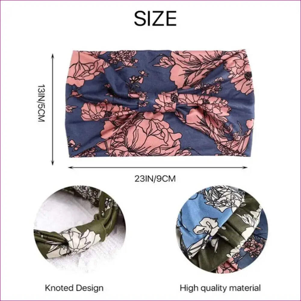 Elevate Your Style with Solid Colour Knot Wide Headbands