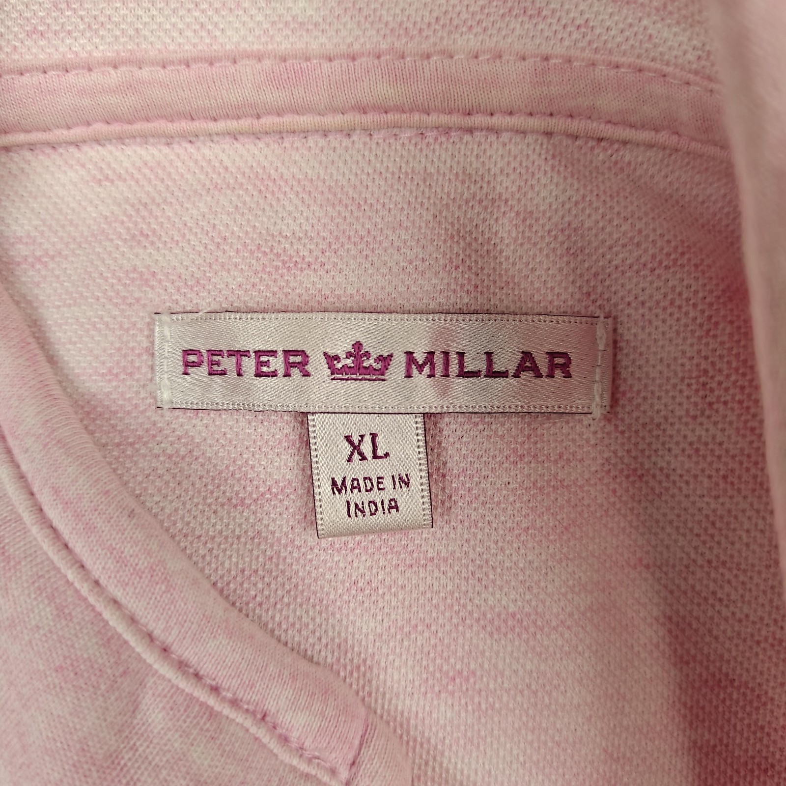Peter Millar Jacket Womens XL Pink Cotton Full Zip Waterville Rabbit Logo