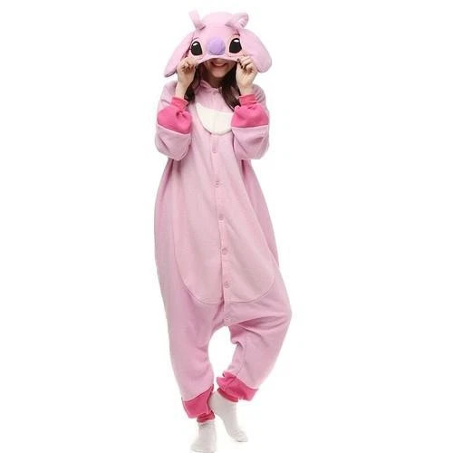 Cartoon Sleepwear Pajamas Party Costume Animal Stitch Xmas Cosplay Adults