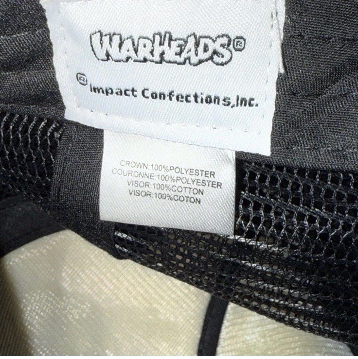 WarHeads Authentic Snapback Hat One Size NWT