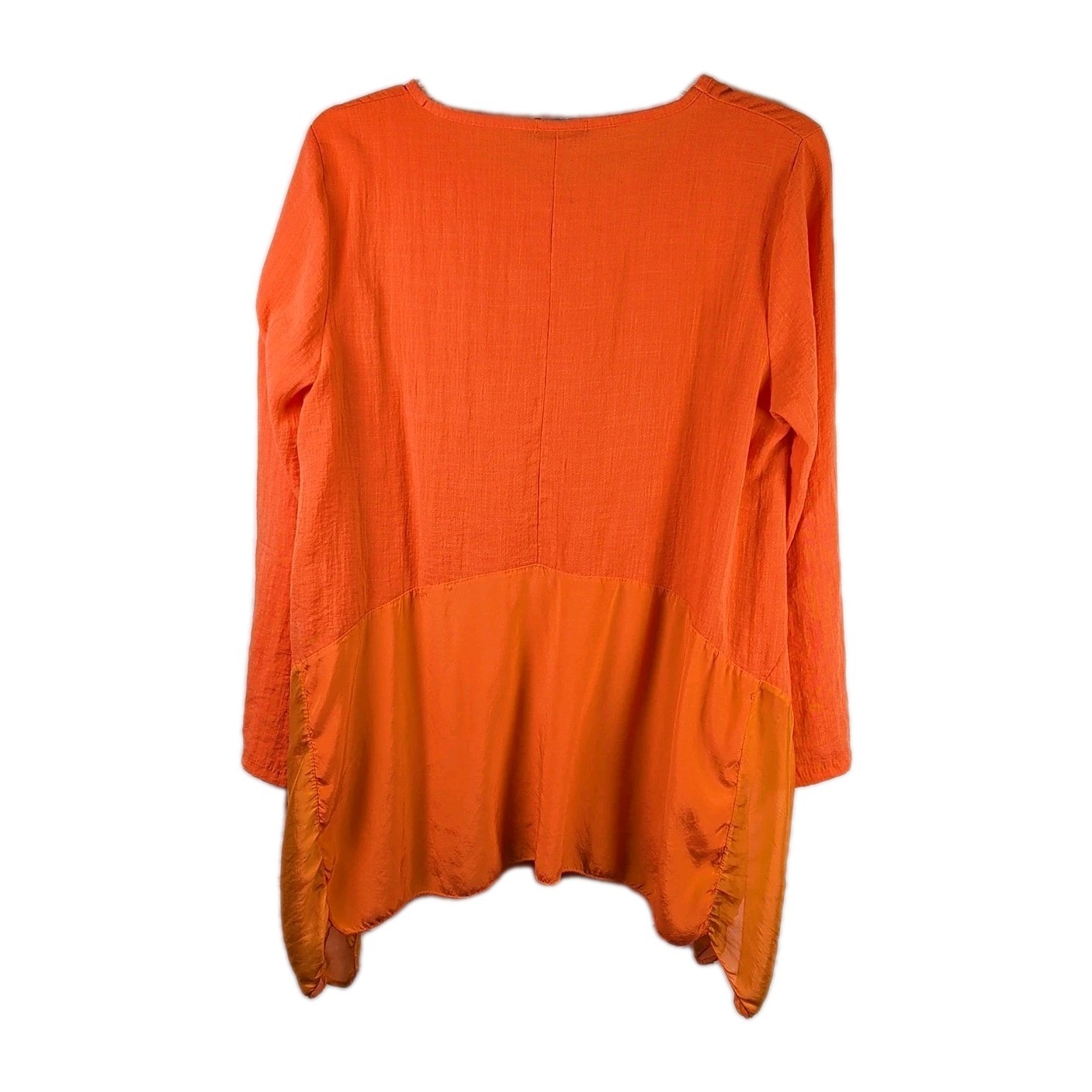 Bella Amore Italian Boho Tunic – Size L/XL – Flowy Beach Cotton Rayon Silk