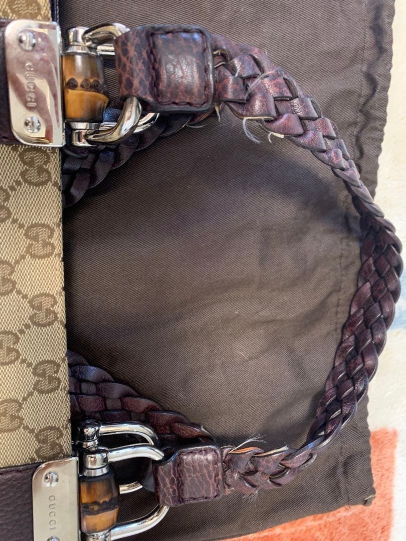 GUCCI Shoulder Bag Good Condition Gift Present 0611b