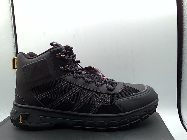 Bass Outdoor Peak Hiker Mid Hiking Boots Men’s Black Lace Up Shoes Size 11.5