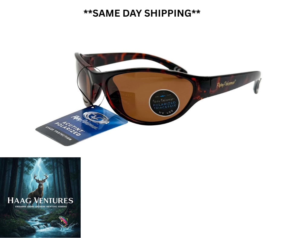 Flying Fisherman Acutint Polarizes UV400 Sunglasses – Tortoise Amber