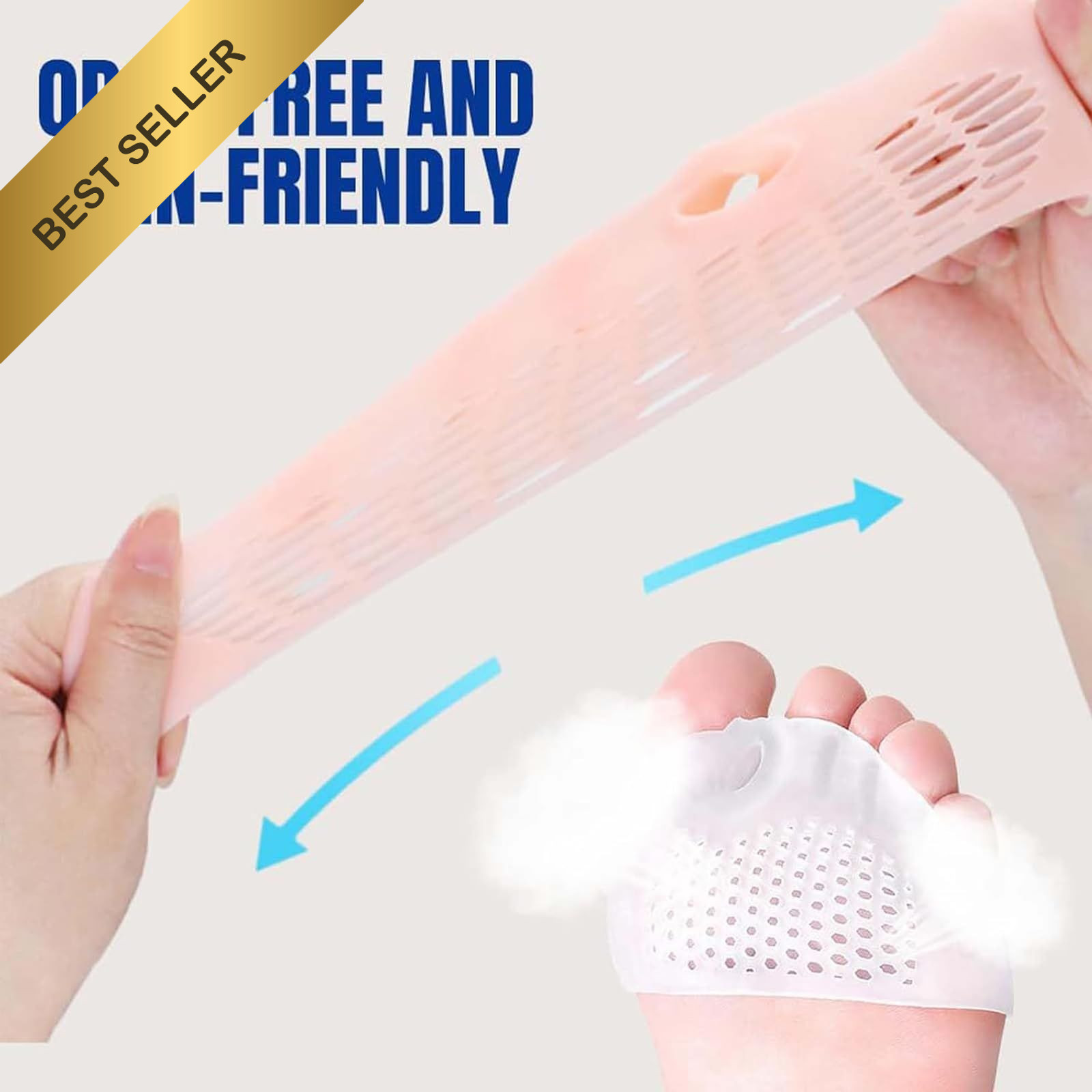 4 Pairs Silicone Toe Separators Bunion Corrector Gel Cushions FROM USA