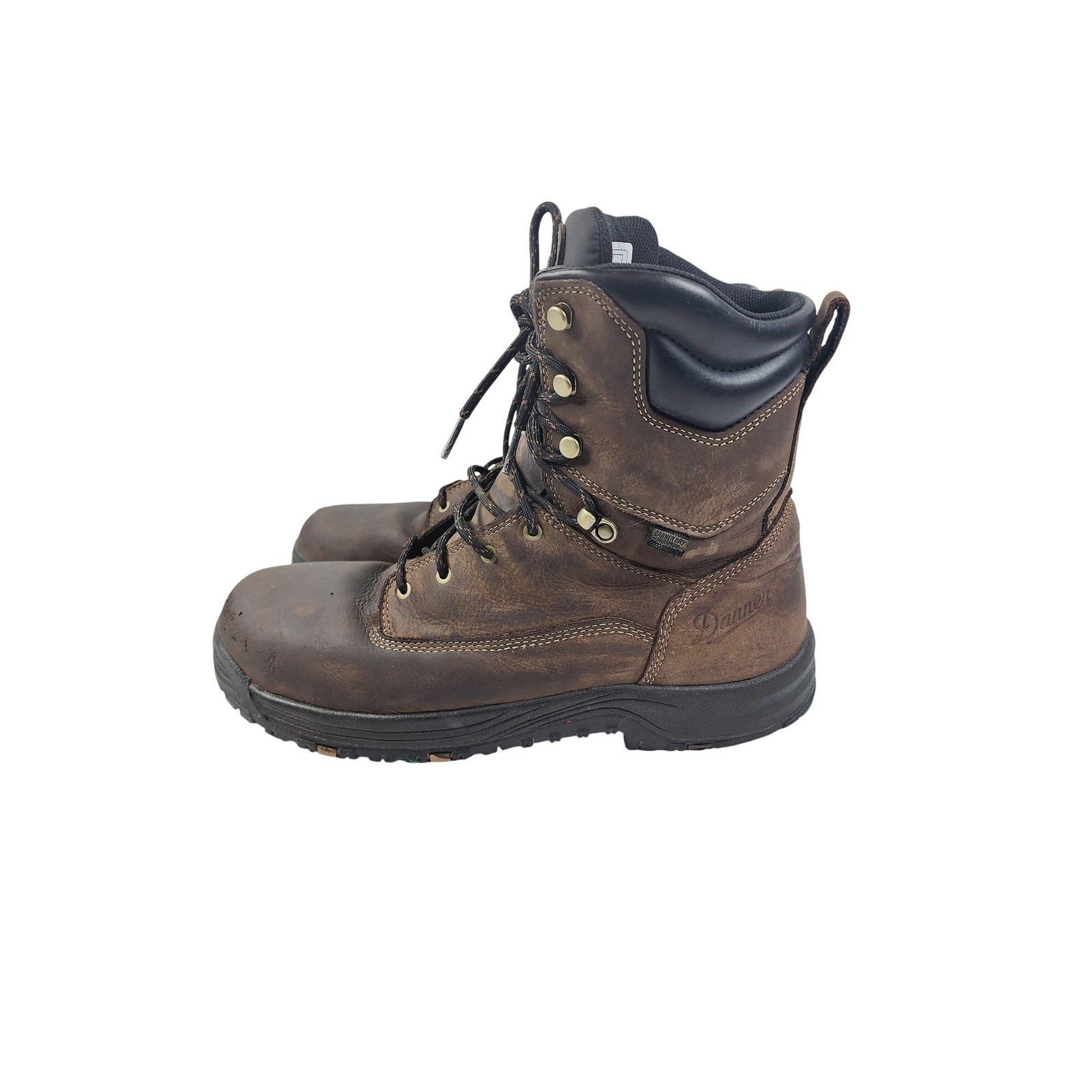 Danner Caliper 8″ Brown Alloy Toe Work Boots Mens US 12 EH ASTM Leather
