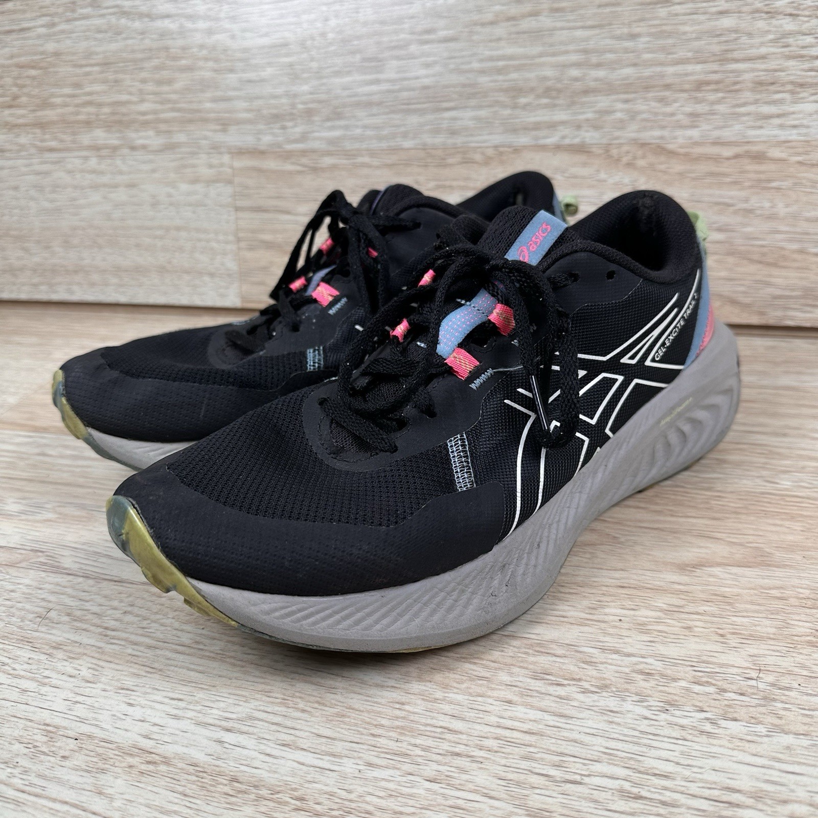 Asics Gel-Excite Trail 2 Womens Size 10 Gray Pink Trail Running Shoes Sneakers