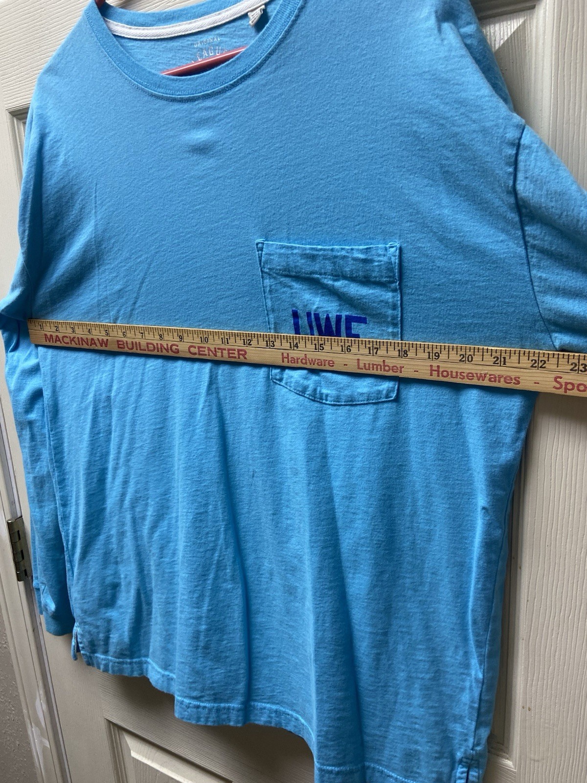 UWF Argonauts College Blue Long Sleeve Cotton T-Shirt Men’s M West Florida