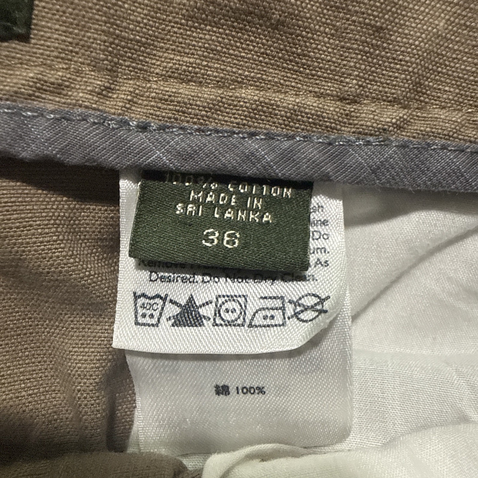 Eddie Bauer Shorts Ripstop Classic Outdoor 10” Men’s 36 Brown Travel Work Cotton