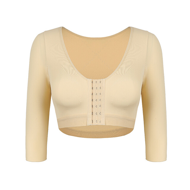Women Arm Shaper Compression Sleeve Post Surgery Posture Corrector Shapewear Top
