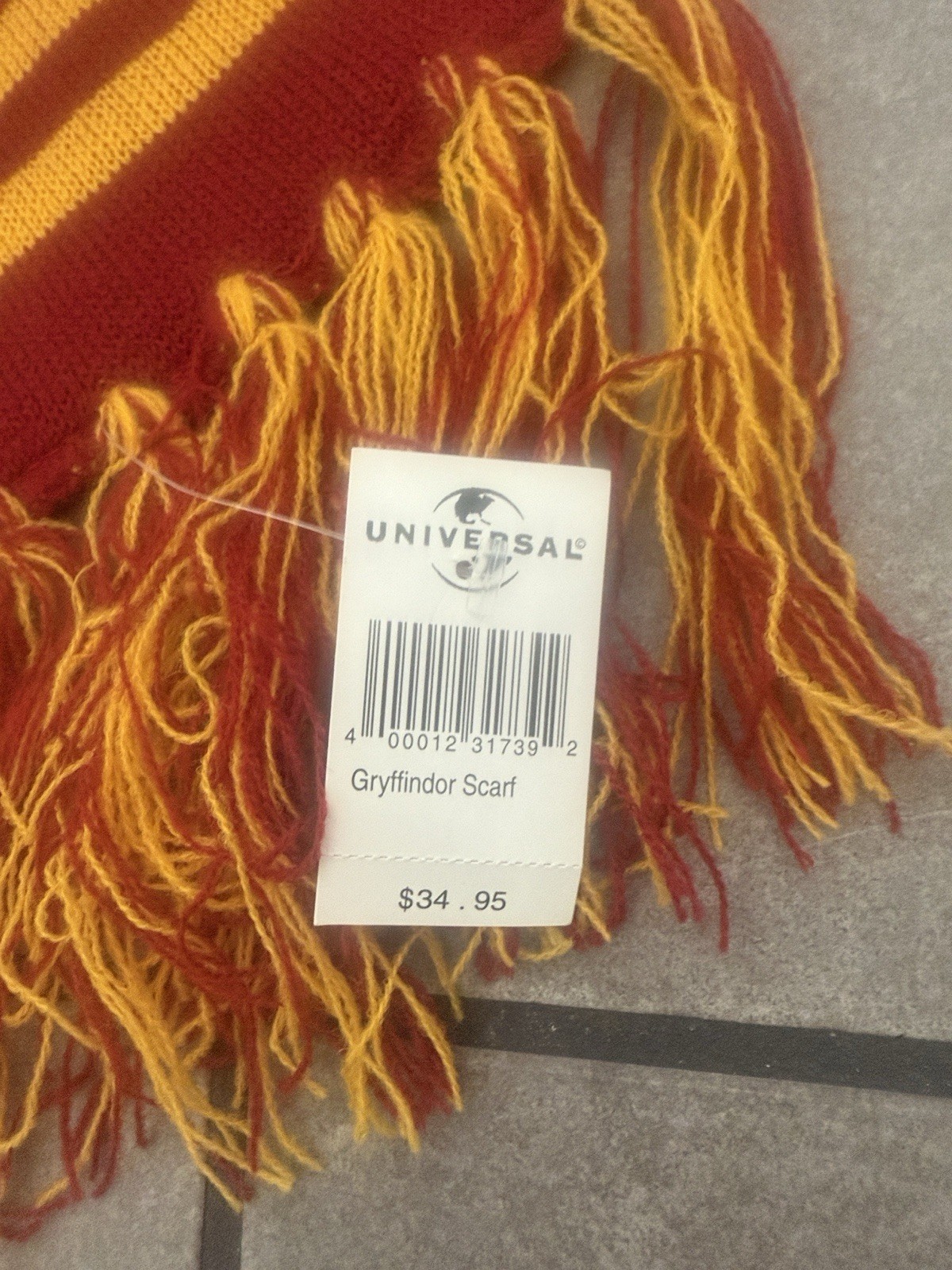 Gryffindor Scarf Universal NWT $34.50