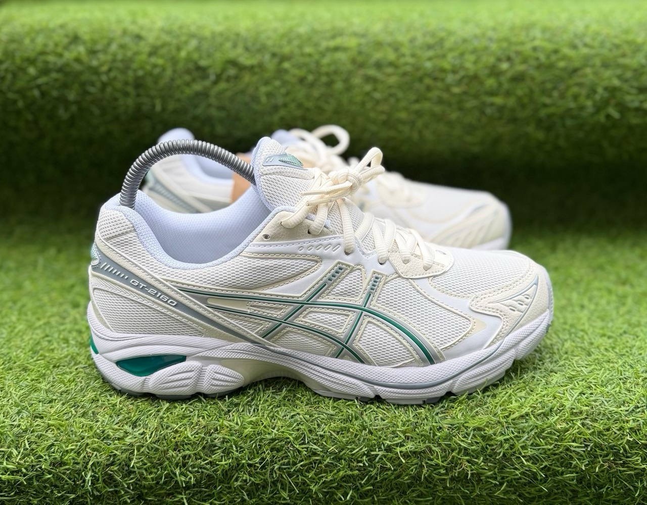 ASICS GT-2160 Men’s Running Shoes US9 Cream Jasper Green 1203A320-105