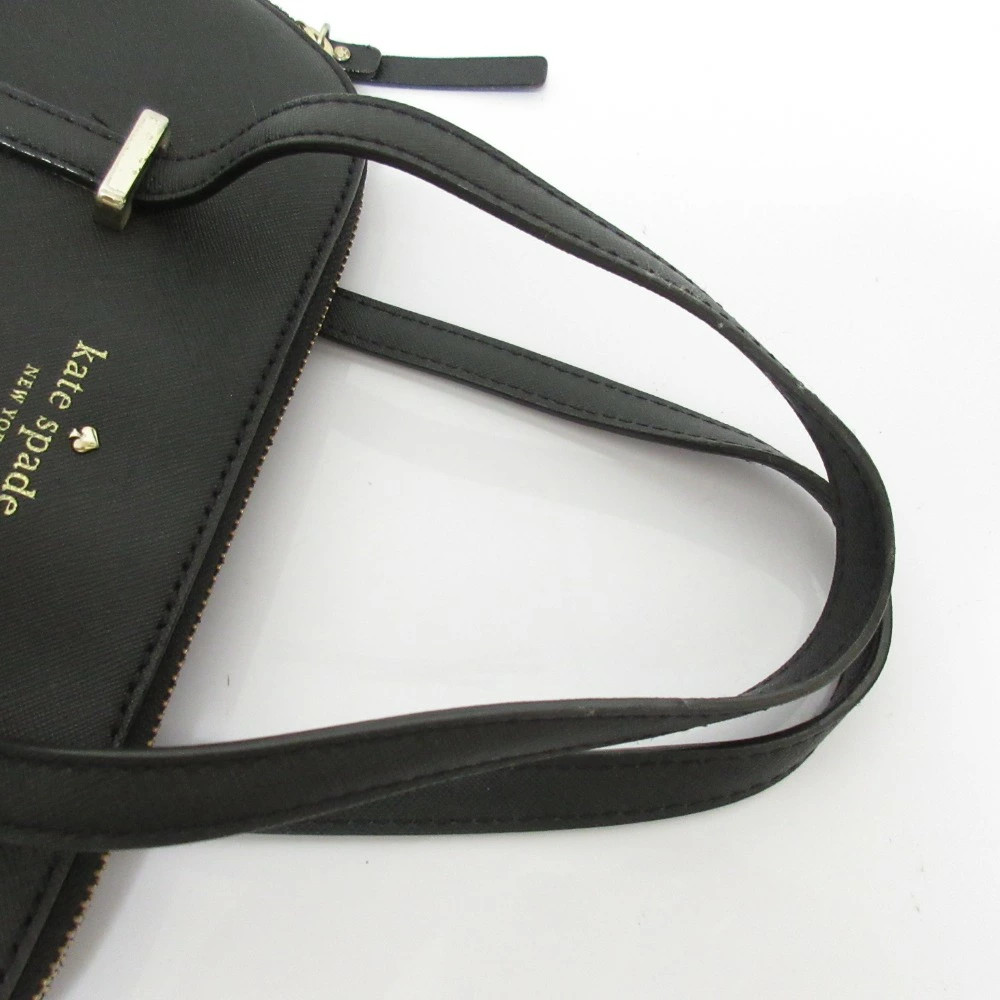 Used Good Condition Kate Spade Saffiano Leather 2WAY Shoulder Bag Black Ladies L