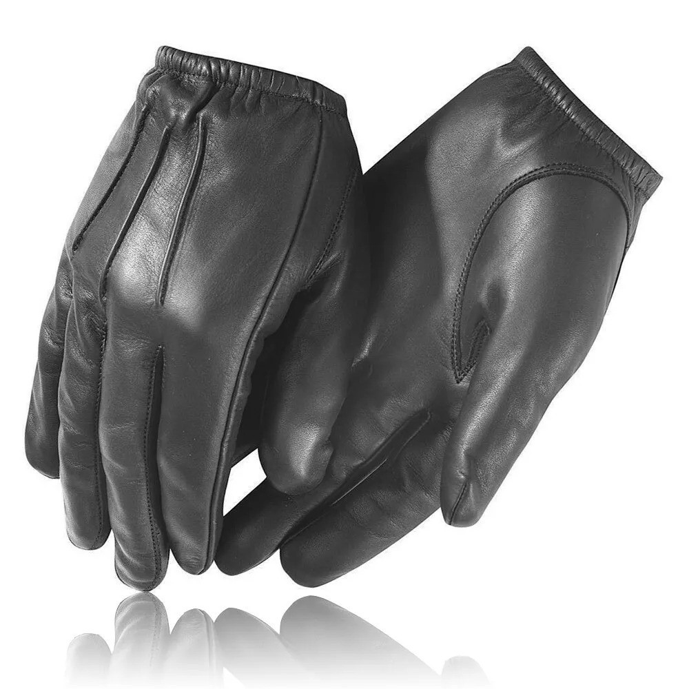 Police Force Anti Slash Cut and Fire Resistant Leather Driving Gloves USA UK AU