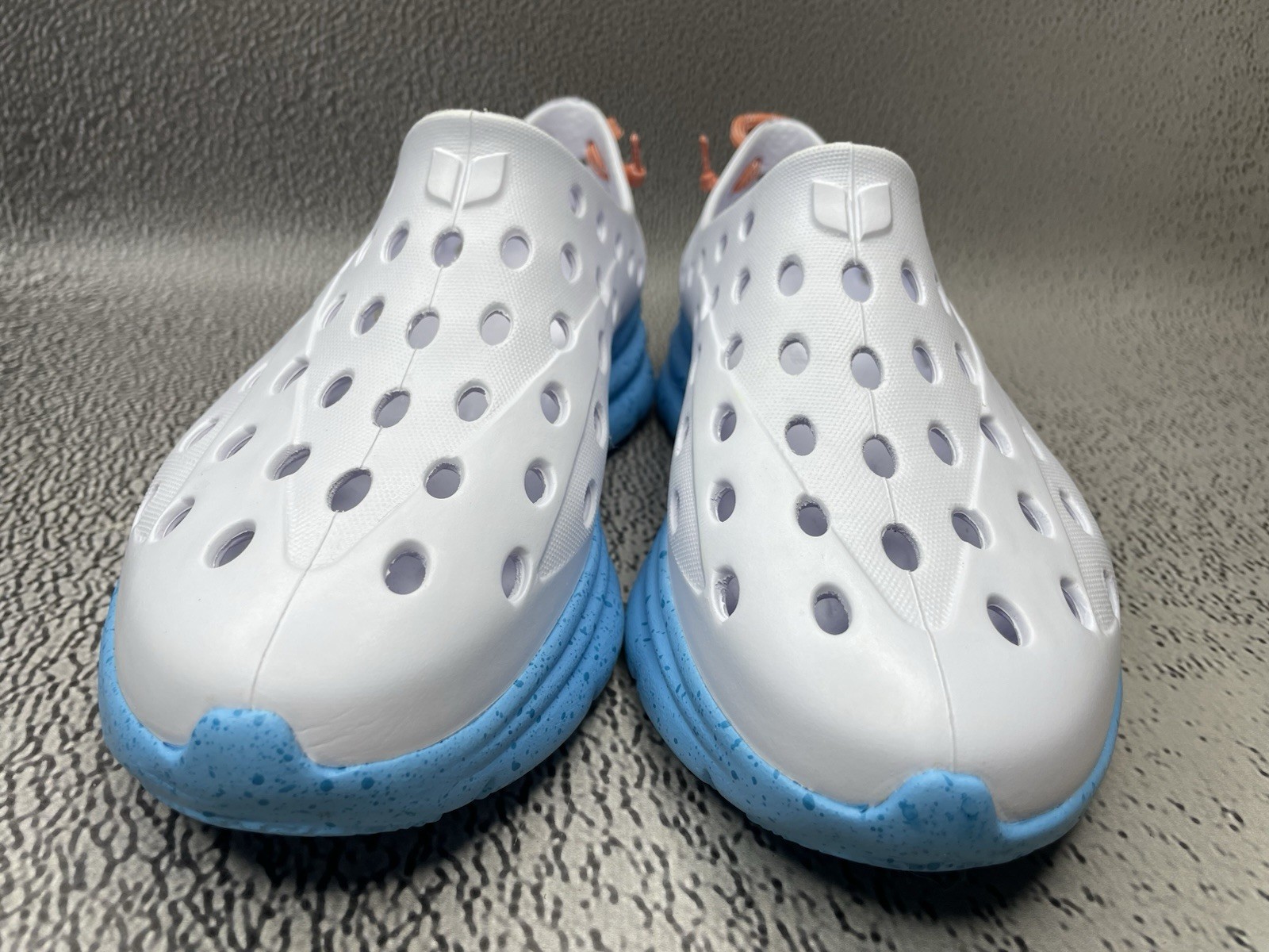 Kane Revive Shoes White Pacific Speckle Vented Rubber Sneakers Size US M 4 W 6