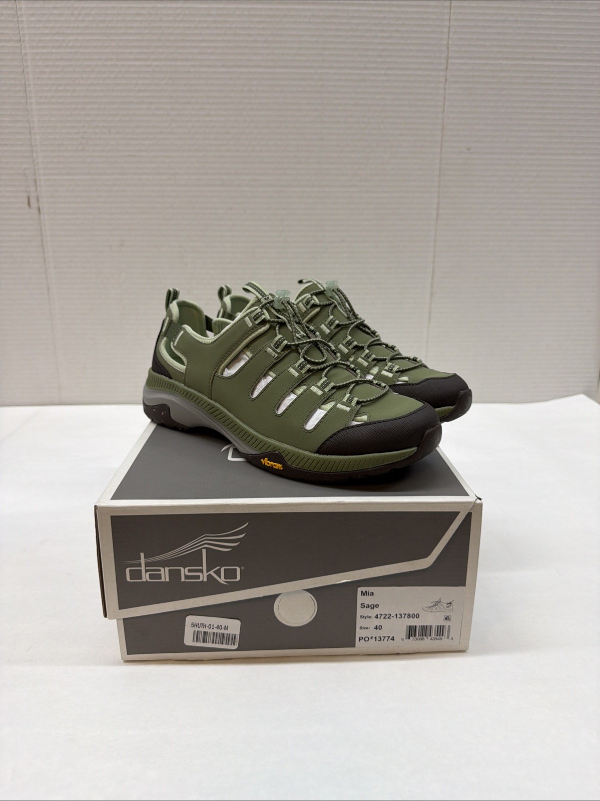 Dansko Womens Size EU 40 US 9-9.5 Mia Sage Green Sandals Shoes Sneakers