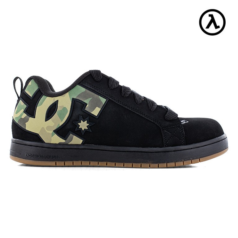 DC COURT GRAFFIK WORK MEN’S BLACK CAMO/GUM SHOE BOOTS DC60105 – ALL SIZES – NEW