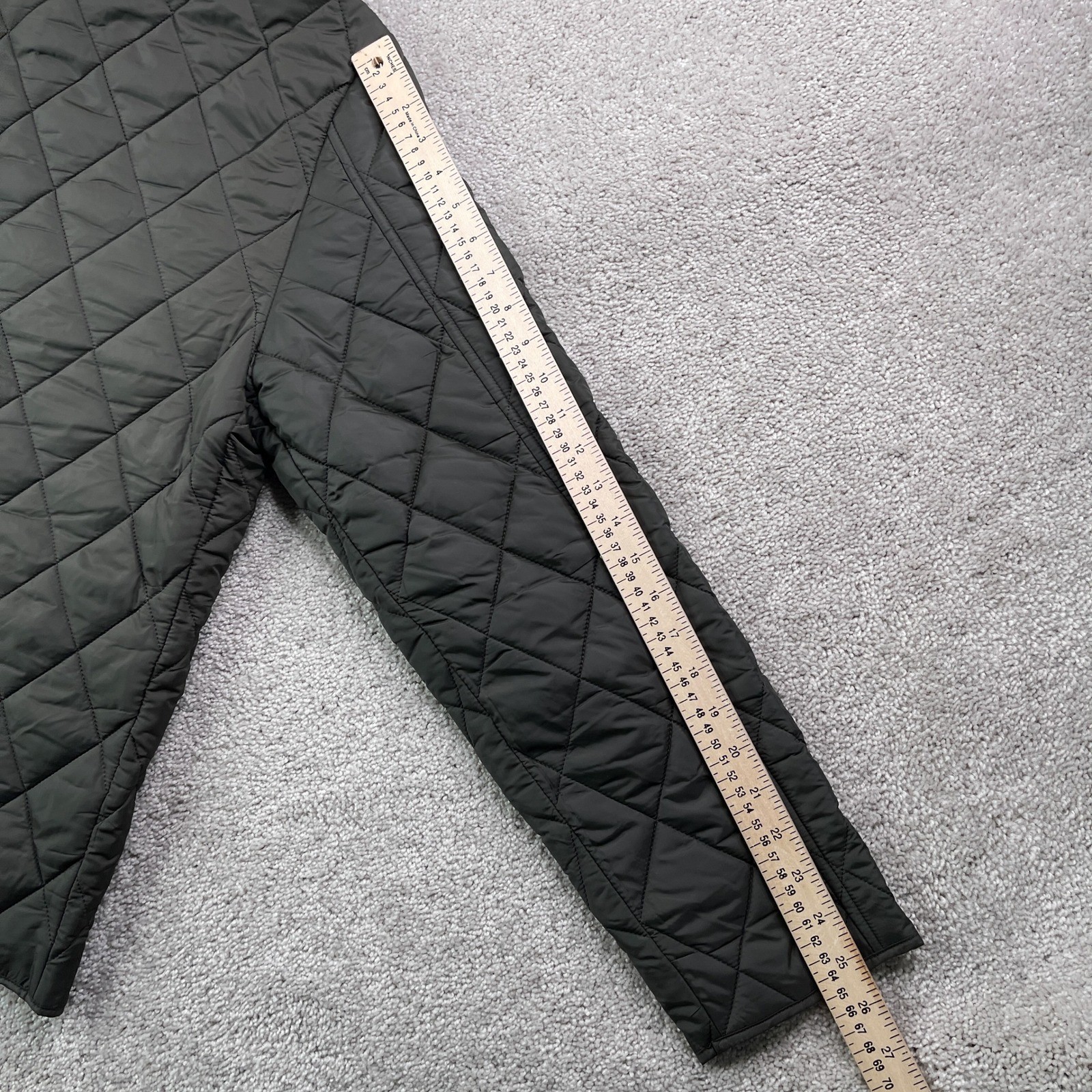 NEW 7Diamonds Rushmore Quilted Jacket Mens Large Grey Corduroy Collar Barn Chore