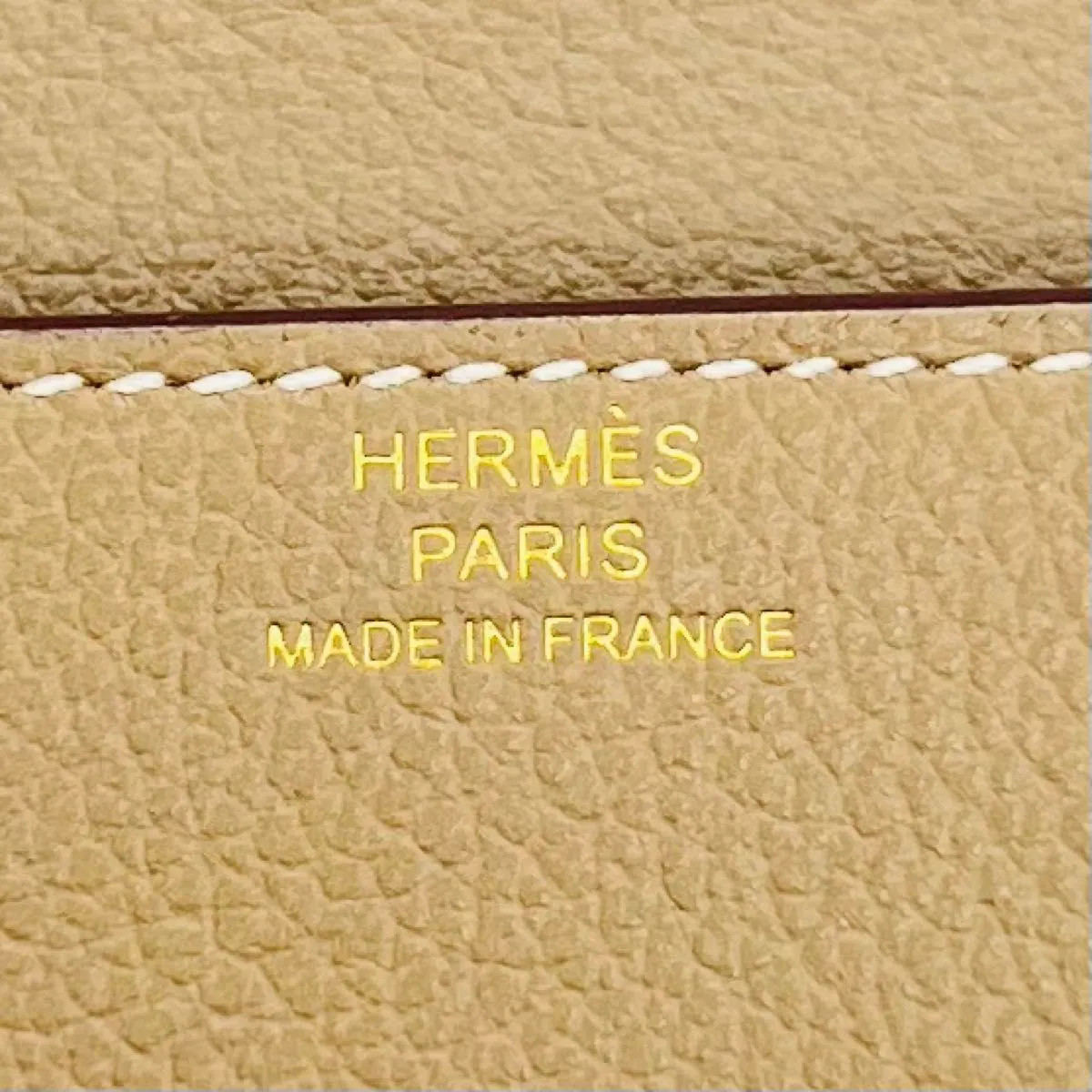 HERMES Roulis Slim B-stamp 2023 Compact Wallet Etoupe Leather