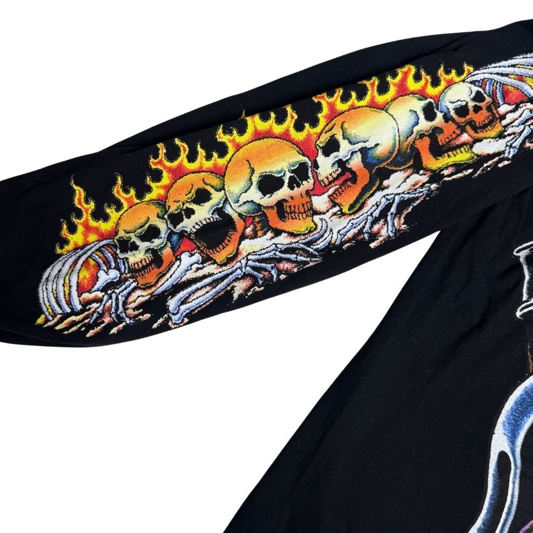Jean Dawson Seasonal World Glimpse Long Sleeve Tour Shirt Skull Graphic Small