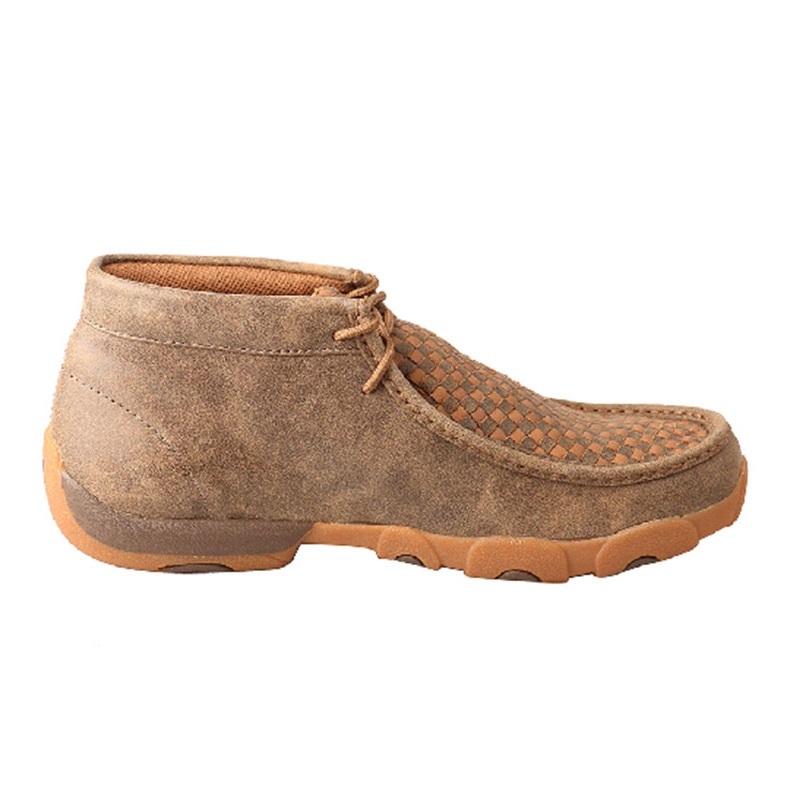 Twisted X Men’s Bomber/Tan Patchwork Driving Mocs MDM0033